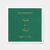 Chasseur Vert doré Mariage beige