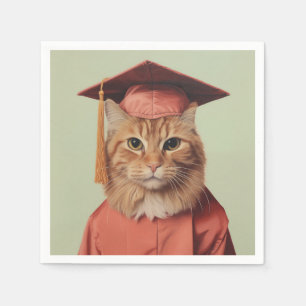 Serviette En Papier Chat