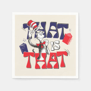 Serviette En Papier Chat dans le Casquette Voilà...