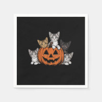 Chat des années 90 Halloween Rétro Saison effrayan
