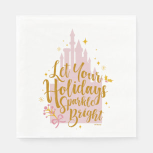 Serviette En Papier Château Disney Princess   Étincelle de vacances