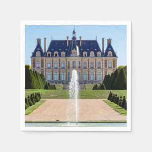 Serviette En Papier Château et parc de Sceaux en été - France