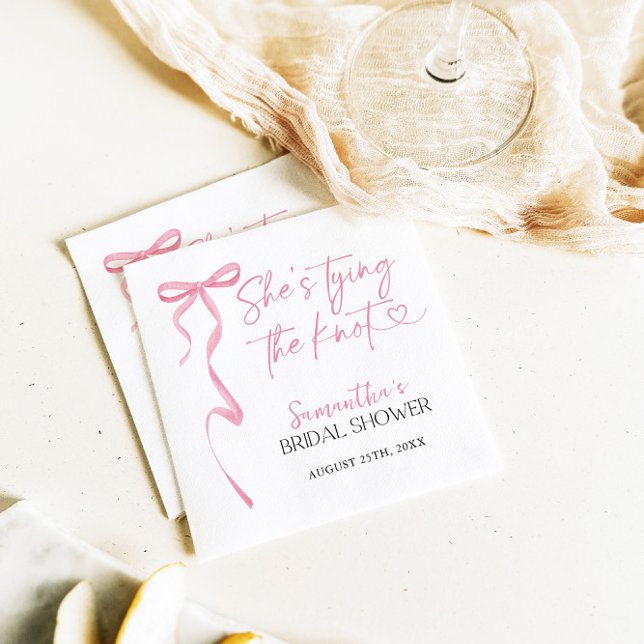 Serviette En Papier Chaussures Bow Roses Attachant La Fête des mariées (Créateur téléchargé)