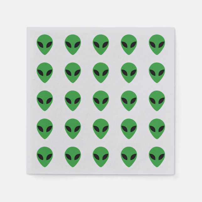 Serviette En Papier Chef Alien (Devant)