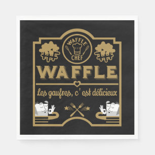 Serviette En Papier Chef gaufre