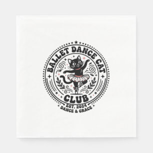 Serviette En Papier Chemise d'art pour amateur de danse de ballet et d