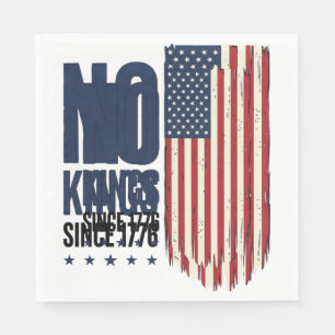 Serviette En Papier Chemise de conception de drapeau patriotique sans 