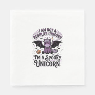 Serviette En Papier Chemise de gravure vintage Halloween licorne effra