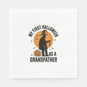 Serviette En Papier Chemise de Halloween pour grand-père Premier grand