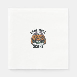 Serviette En Papier Chemise de joueur effrayant Art de manette Hallowe