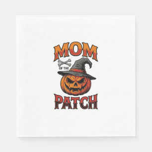 Serviette En Papier Chemise de maman Halloween Citrouille Os Art Vinta