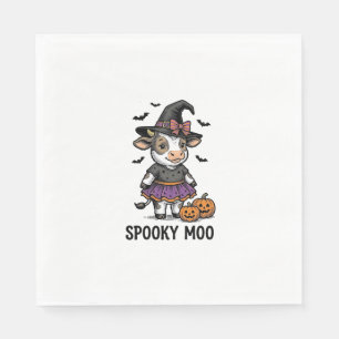 Serviette En Papier Chemise de vache Halloween Art de gravure de veau