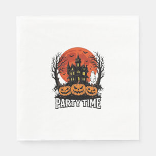 Serviette En Papier Chemise fantôme citrouille Vintage Halloween Party