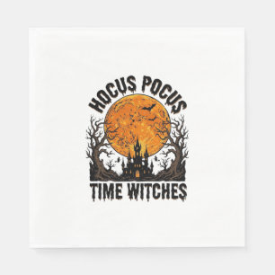 Serviette En Papier Chemises Halloween Vintage Sorcières Hocus Pocus T