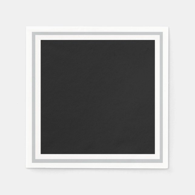 Serviette En Papier Chêne noir (Devant)