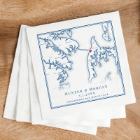 Chesapeake Bay Beach Club Marine Mariage bleu