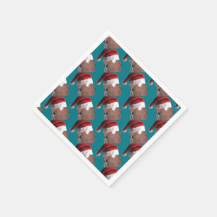 Serviette En Papier Cheval de Noël