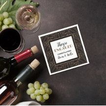 Chic ! Serviettes pour fête de fiançailles