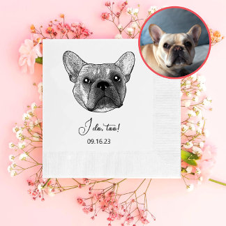 Serviette En Papier Chien à Chien à Chien à Chien à Chien Personnalisé