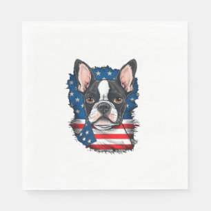 Serviette En Papier Chien Chien Chien Chien Chien Chien Chiot Américai