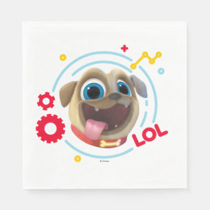 Serviette En Papier Chien Chien Pal   Rolly - LOL