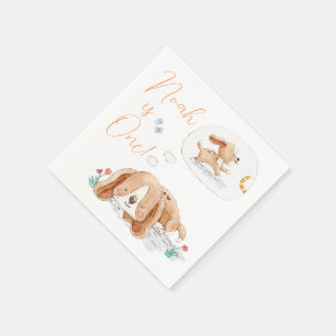 Serviette En Papier Chien Chien Personnalisé Anniversaire de fête Napk