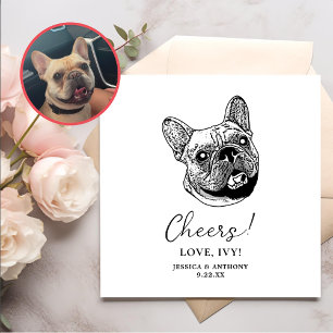 Serviette En Papier Chien de Chien de Chien de Chien de France - Salut