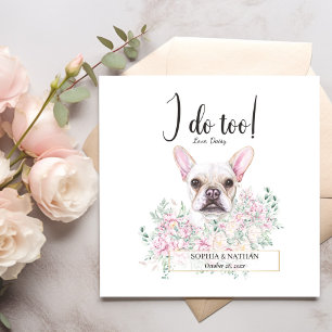 Serviette En Papier Chien de Chien de Chien Mariage Cocktail  serviett