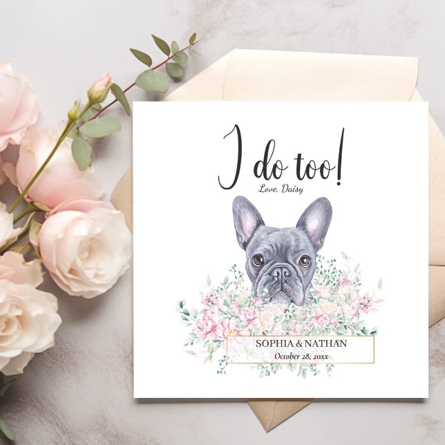 Serviette En Papier Chien de Chien de Chien Mariage Cocktail  serviett (Créateur téléchargé)