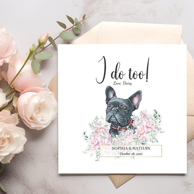 Serviette En Papier Chien de Chien de Chien Mariage Cocktail  serviett (Créateur téléchargé)