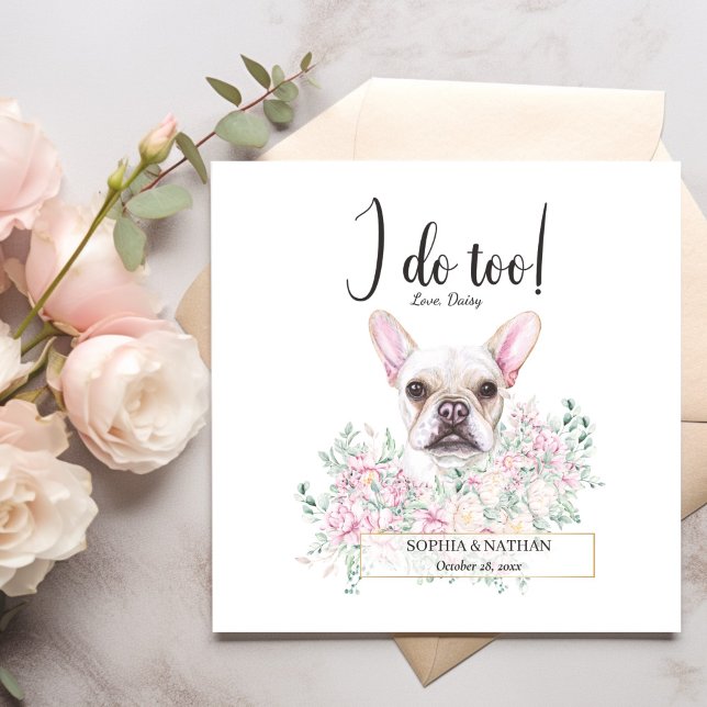 Serviette En Papier Chien de Chien de Chien Mariage Cocktail  serviett (Créateur téléchargé)