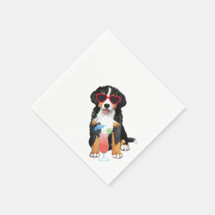 Serviette En Papier Chien de montagne bernois d'été
