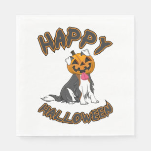 Serviette En Papier Chien Halloween T Chemise Halloween Joyeux Chien H