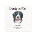 Chien Mariage Cocktail serviettes