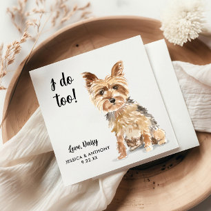 Serviette En Papier Chien Mariage Cocktail serviettes