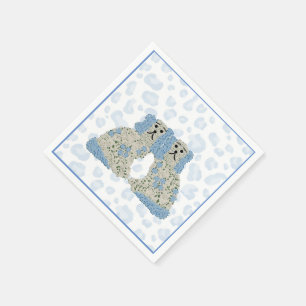 Serviette En Papier Chiens du Staffordshire Ginger Jars Magnolia