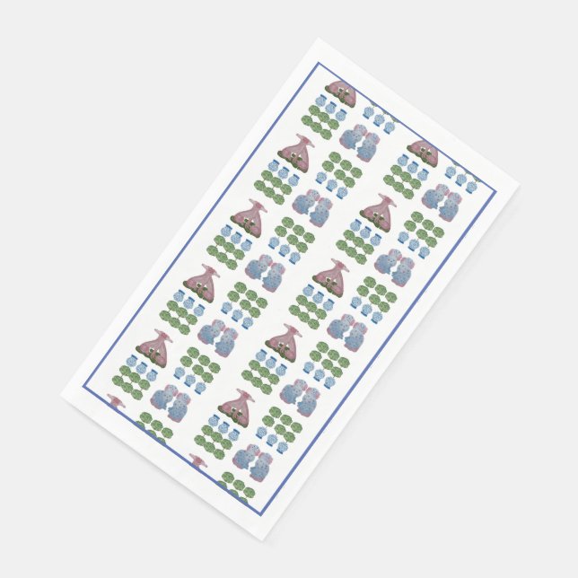 Serviette En Papier Chiens du Staffordshire Topiary Ginger Jar (Coin)