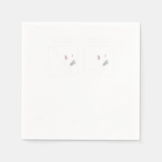 Serviette En Papier Chiffre de taureau français (Devant)