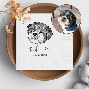 Serviette En Papier Chih Tzu Chien Boisson Personnalisée Sur Moi