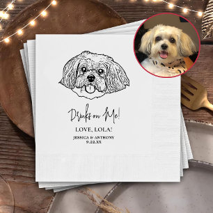 Serviette En Papier Chih Tzu Chien Boissons Personnalisées sur moi