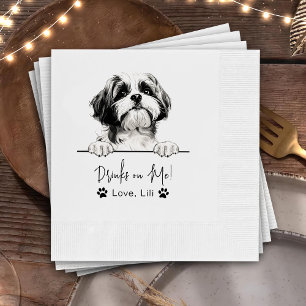 Serviette En Papier Chih Tzu Chien Personnalisé Boissons Personnalisée