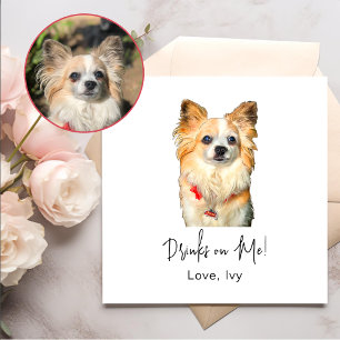 Serviette En Papier Chihuahua Chien Dessin à la main serviettes person