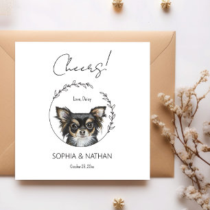 Serviette En Papier Chihuahua Chien Mariage Cocktail serviettes
