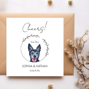 Serviette En Papier Chihuahua Chien Mariage Cocktail serviettes