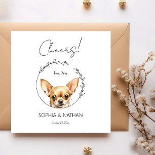 Serviette En Papier Chihuahua Chien Mariage Cocktail serviettes