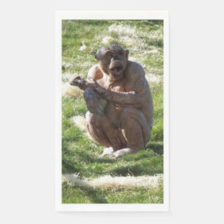SERVIETTE EN PAPIER CHIMPANZEE