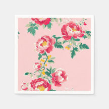 Chinoiserie rose et rouge