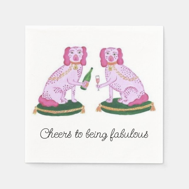 Serviette En Papier Chinsinoir serviettes (Devant)