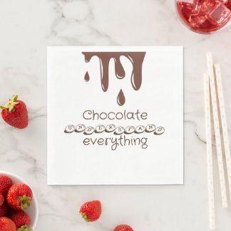 Serviette En Papier Chocolat amusant