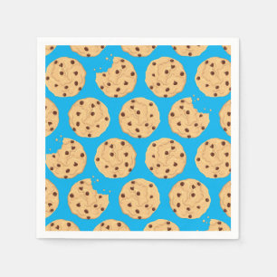 Serviette En Papier Chocolat Chip Cookie Enfants 1er Anniversaire Part